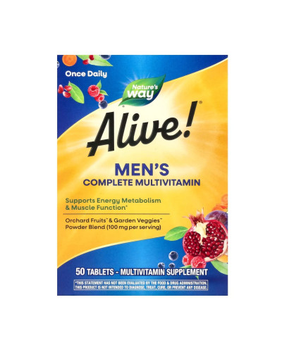 Мультивітаміни для чоловіків, Men's Complete Multivitamin - 50 tabs