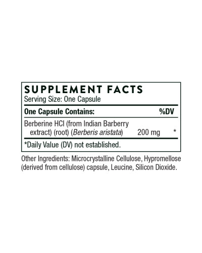 Berberine 200 mg (formerly Berbercap) - 60 caps
