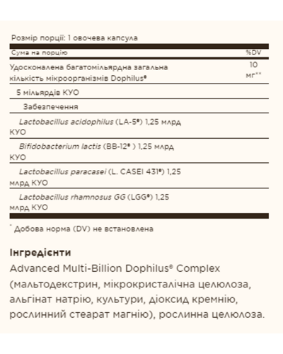 Advanced Multi-Billion Dophilus® - 60 vcaps