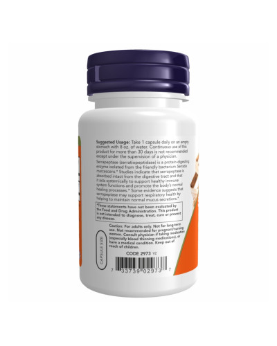 Serrapeptase 60,000 Units - 60 vcaps