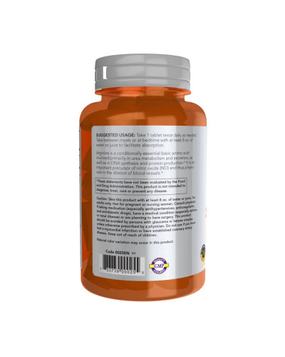 Arginine 1000mg - 180 tabs