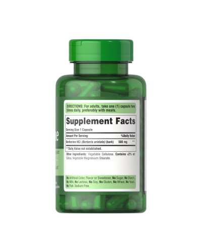 Berberine 500mg - 60 caps (Пошкоджена пломба)