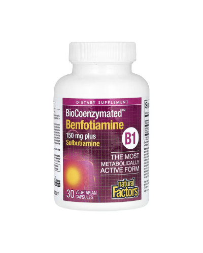 BioCoenzymated Benfotiamine - 30 caps