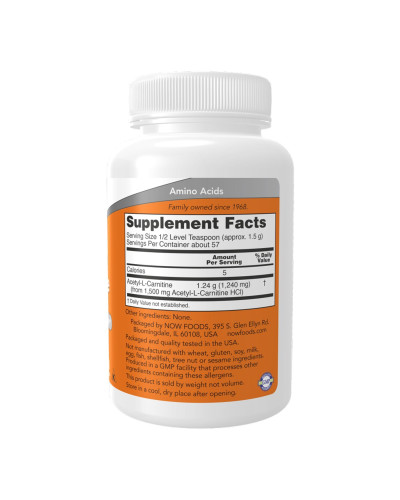 Acetyl L-Carnitine Pure Powder - 85g