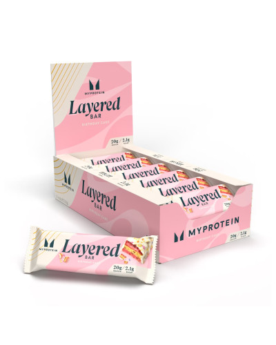 Layered Bar - 12x60g Vanilla Birthday Cake (До 04.26)