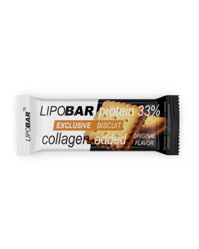 Протеїновий батончик, Lipobar Exclusive - 50g Bisquit