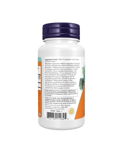 Magnesium Glycinate with BioPerine - 60 vcaps