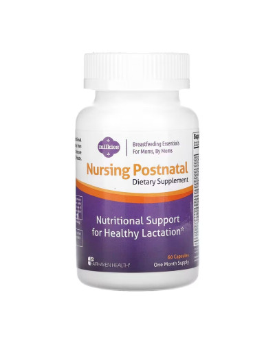 Мультимітаміни для годуючих жінок, Milkies Nursing Postnatal Breastfeeding Multivitamin - 60 caps