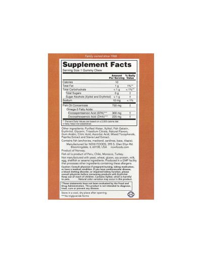Omega-3 Fish Oil - 36 Gummy Chews