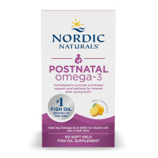 Омега-3 для жінок, Postnatal Omega-3 - 60 softgels
