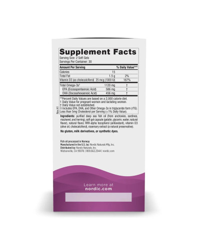 Омега-3 для жінок, Postnatal Omega-3 - 60 softgels