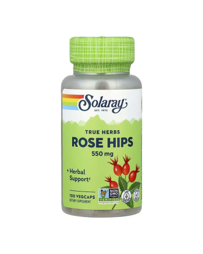 Плоди Шипшини, Rose Hips Fruit 550mg - 100 vcaps