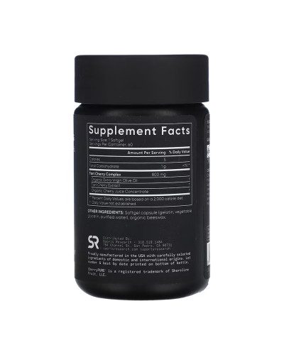 Екстракт вишні, Tart Cherry 800mg - 60 softgels