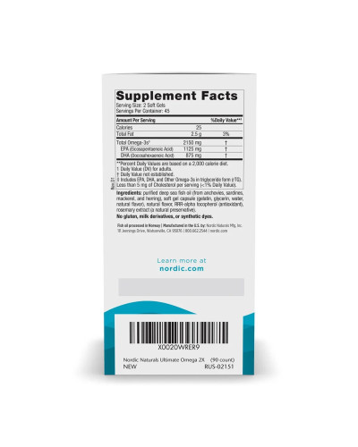 Ultimate Omega 2X - 90 softgels