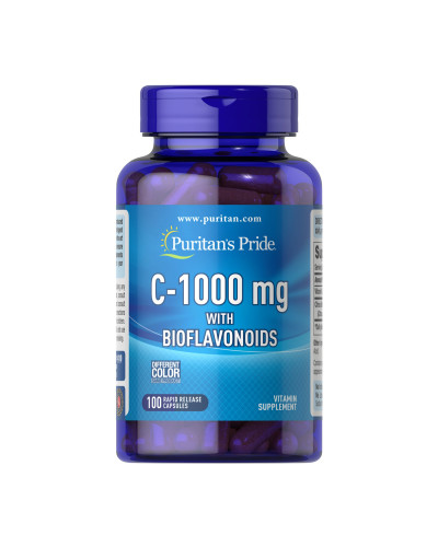 Vitamin C-1000 mg with Bioflavonoids - 100 caps