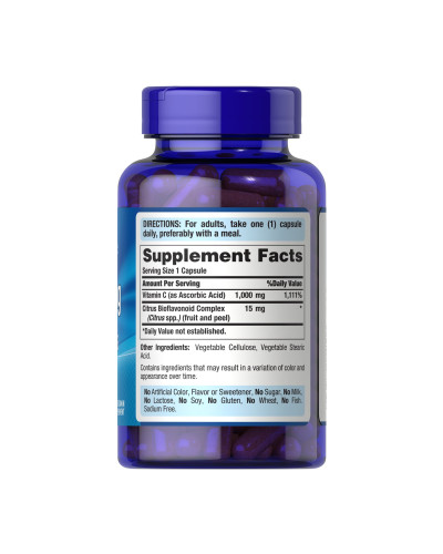 Vitamin C-1000 mg with Bioflavonoids - 100 caps