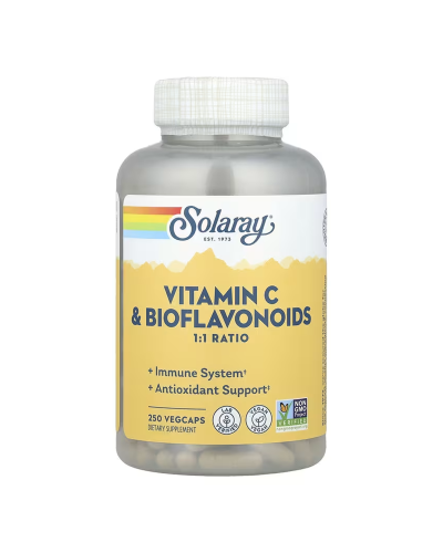 Vitamin C & Bioflavonoids 1:1 500mg - 250 vcaps (До 09.26)