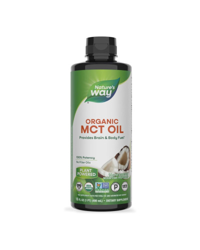 Органічна олія, 100% Organic MCT Oil - 16 oz
