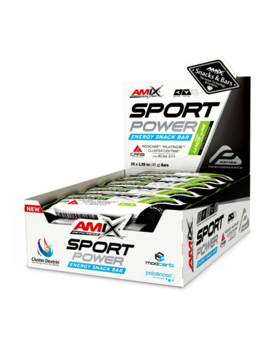 Sport Power Energi Snack Bar - 20x45g Fresh Lemon Lime