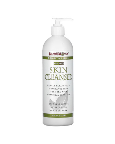 Гель для очищення чутливої шкіри без ароматизаторів, Nutribiotic Skin Cleanser Sensitive Skin - 473 ml