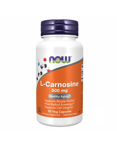 L-карнозин, Carnosine 500mg - 50 vcaps