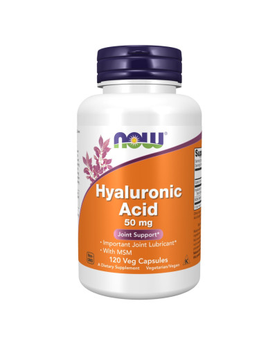 Гіалуронова кислота + МСМ, Hyaluronic Acid 50mg+MCM - 120 vcaps