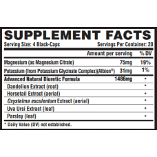 Жироспалювач, Lipo-6 Black Diuretic - 80ct