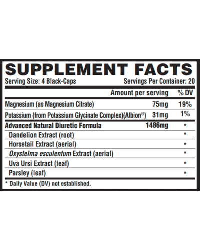 Жироспалювач, Lipo-6 Black Diuretic - 80ct