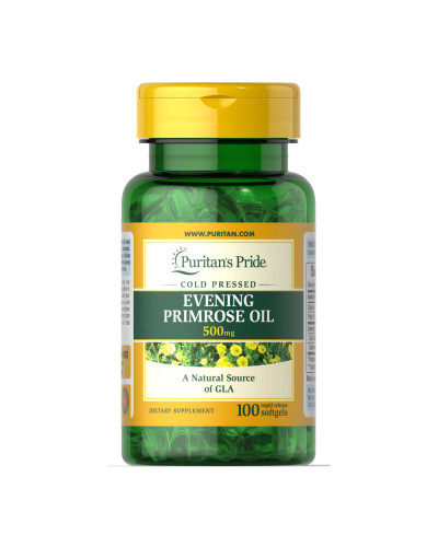 Evening Primrose Oil 500 mg with GLA - 100 Softgels