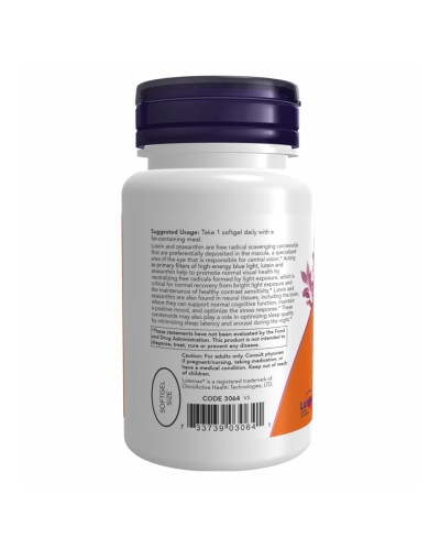 Лютеїн і зеаксантин, Lutein & Zeaxanthin - 60 sgels
