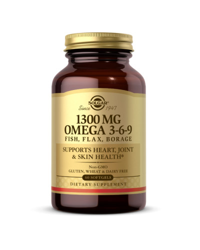 Омега 3-6-9, Omega 3-6-9 1300mg - 60 softgels