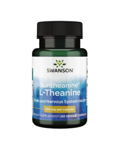 Л-Теанін, Suntheanine L-Theanina 100mg - 60veggie caps