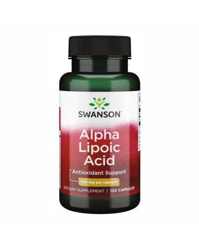 Альфа-ліпоєва кислота, Alpha Lipoic Acid 100 mg - 120caps