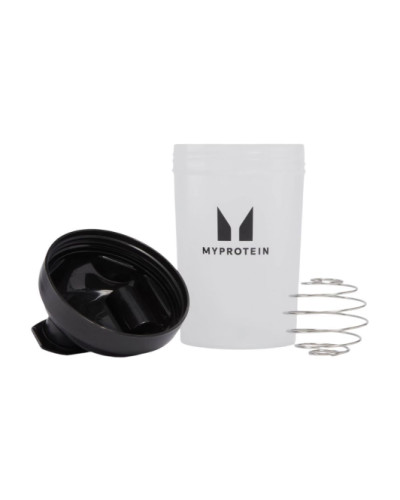 Шейкер, Plastic Shaker - 600ml Clear Black