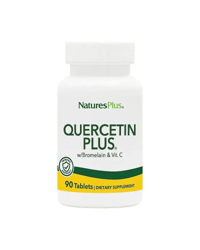 Кверцетин з вітаміном C та бромелаїном, Quercetin + VIT C Bromelain - 90 tabs