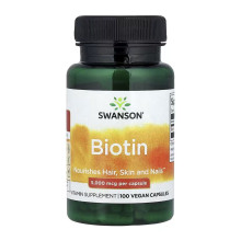 Біотин, Biotin 5000mcg - 100 caps