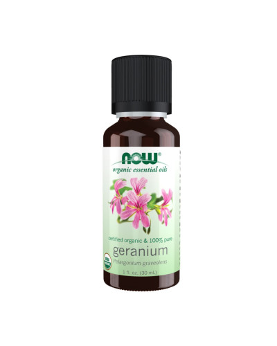 Ефірна олія герані, Organic Geranium Oil - 30ml