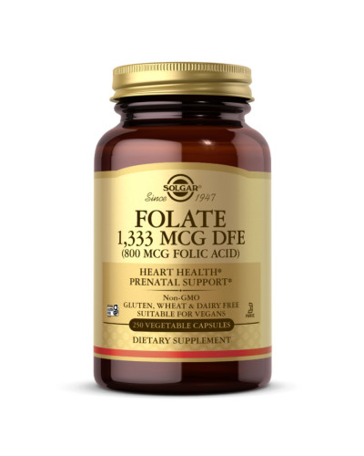Фолієва кислота, Folic Acid 800 mcg - 250 vcaps