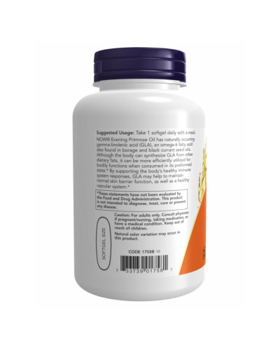 Evening Prim Oil Org 1000mg - 90 vgels