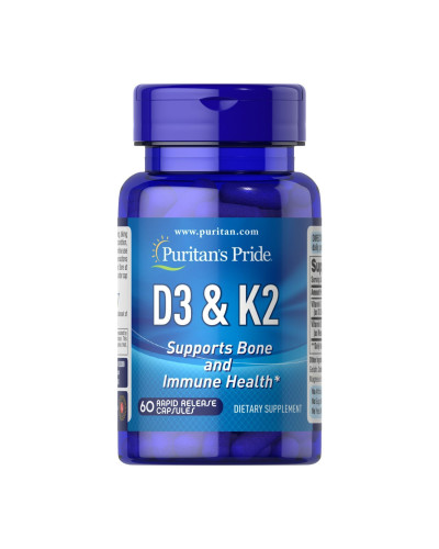 Комплекс вітамінів, Vitamin D3 & K2 - 60 caps