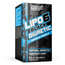 Жироспалювач, Lipo-6 Black Diuretic - 80ct