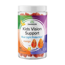 Лютеїн та зеаксантин, Kids Vision Support - 60 gummies Mango