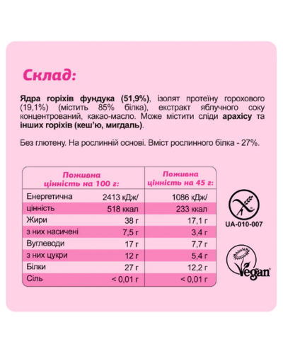 Протеїнові батончики, Mini Box Protein - 4x45g