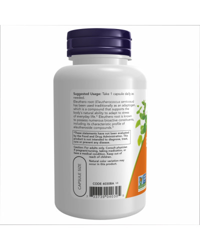 Eleuthero 500mg - 100 vcaps