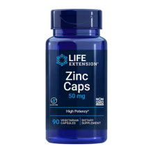 Цинк, Zinc Caps 50mg - 90 veg caps