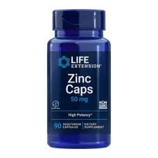 Цинк, Zinc Caps 50mg - 90 veg caps