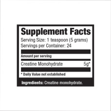 Креатин Моногідрат, Creatine Monohydrate - 120g