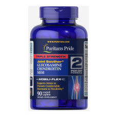 Глюкозамін Хондроїтин МСМ, Glucosamine Chondroitin MSM Triple Strength - 90 caplets