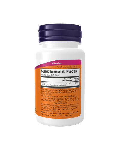 Vitamin E-200 D-Alpha Tocopheryl - 100 softgels