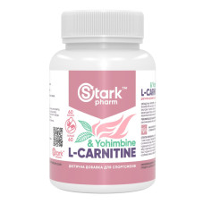 Л-Карнітин, Stark L-Carnitine & Yohimbe - 60caps